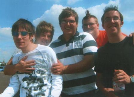 Andrew with friends August 2007