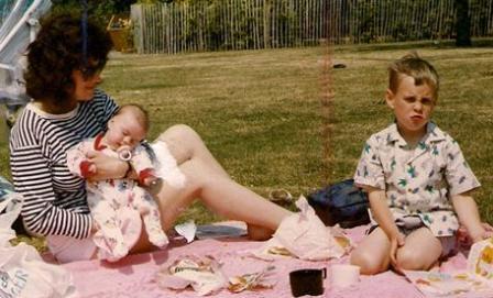 Baby Emma and Andrew