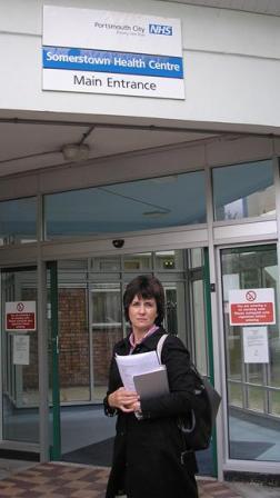 Christine at Sommerstown Health Centre