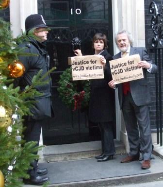 Christine with Mike Hancock at No