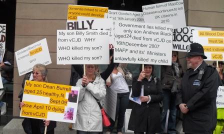 vCJD Protest