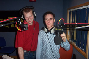 Andy with Sean Dilley (Current Affairs Editor)